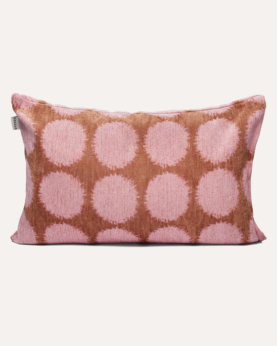 DOGGUO Stip interieur kussen - mokka/roze