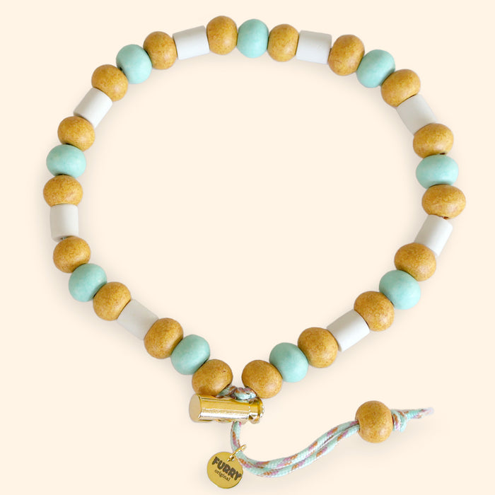 Natural Anti-Tick Necklace 'Tropical Coast' Furry Original