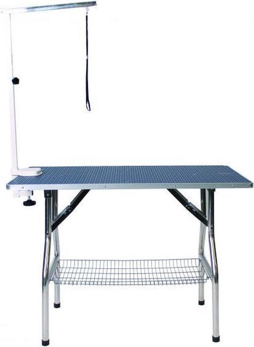 Foldable grooming table