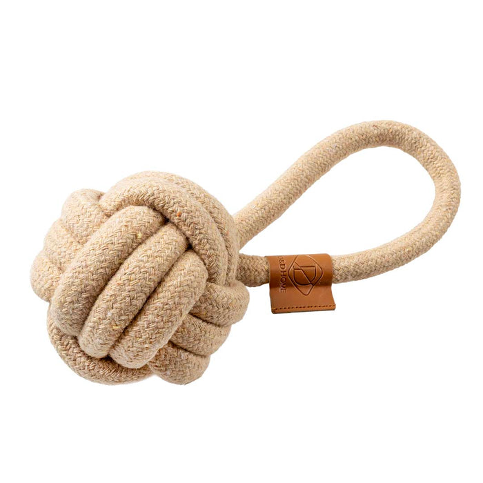 D&D HOME Harper Ball mit Schlaufe Hundespielzeug Sand