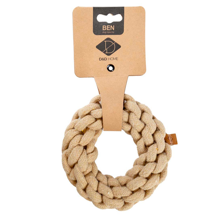 D&D HOME Ben Geflochtener Ring Sand