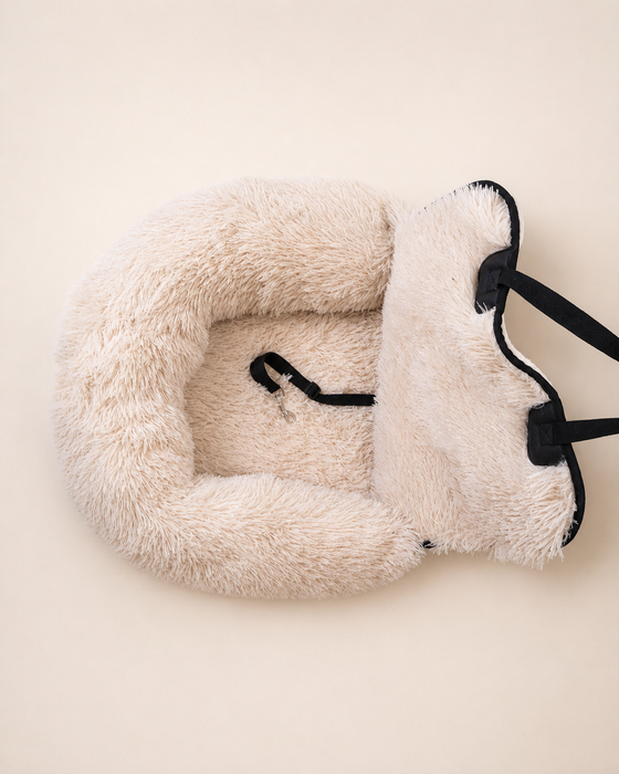 Furry Original Hunde-Autositz Beige