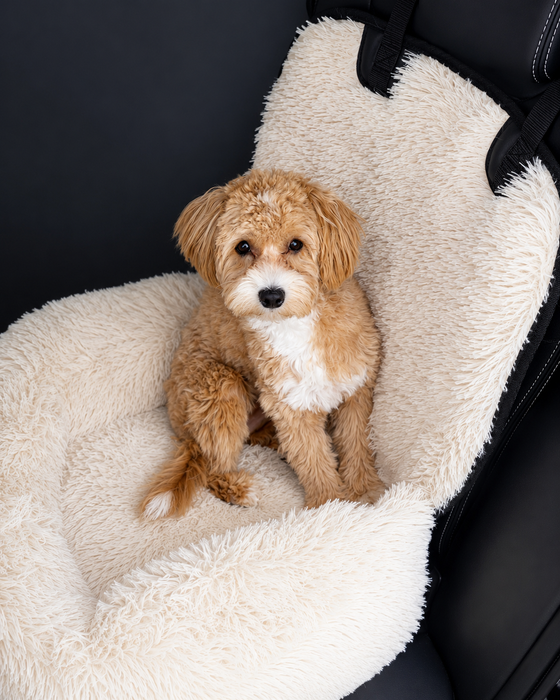 Furry Original Hunde-Autositz Beige