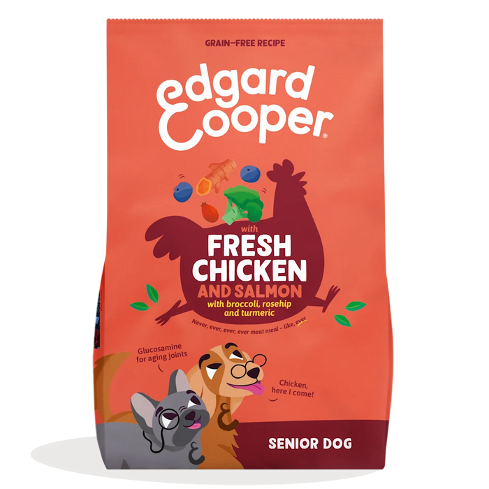 Edgard & Cooper Senior Hundefutter Frisches Huhn & Lachs