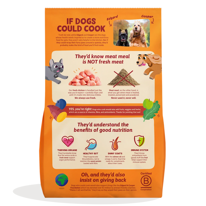 Edgard & Cooper Adult Hundefutter Frisches Huhn