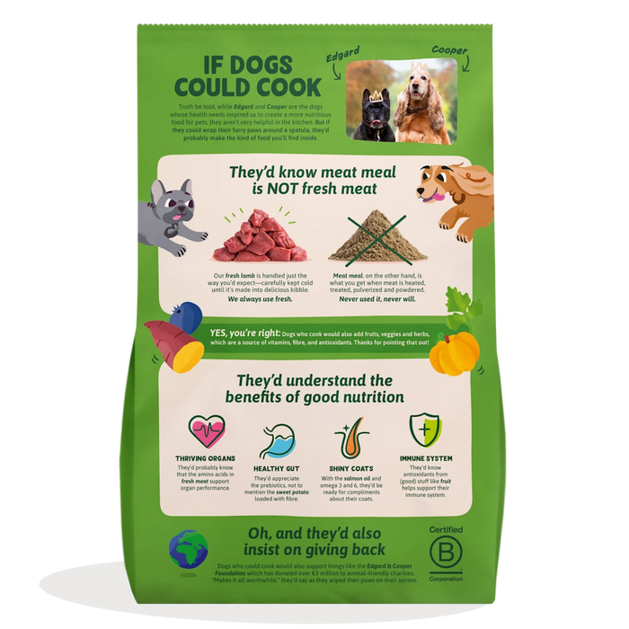 Edgard & Cooper Adult Hundefutter Frisches Lamm