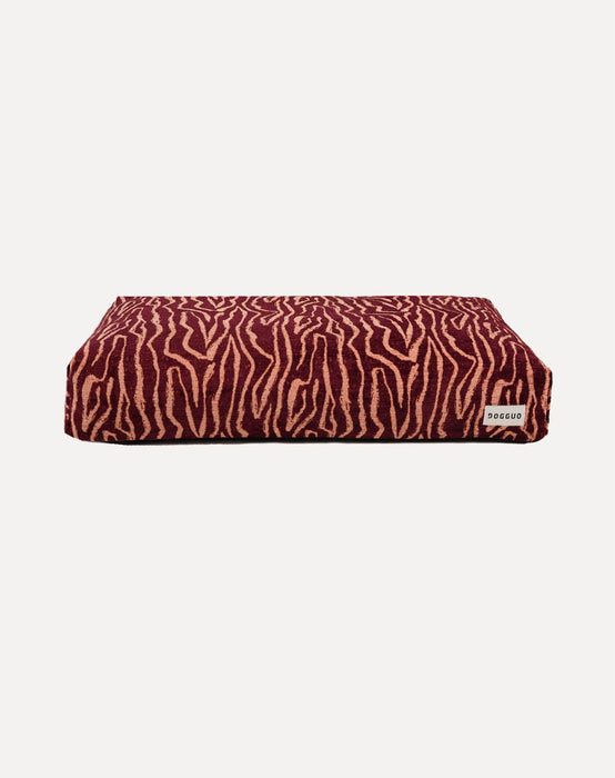 Dogguo Hundekissen Ethnic Bordeaux/Pfirsich