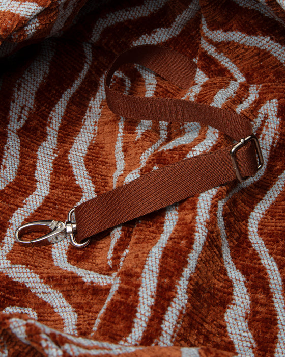 Dogguo Hundetragetasche Ethnic Braun/Blau
