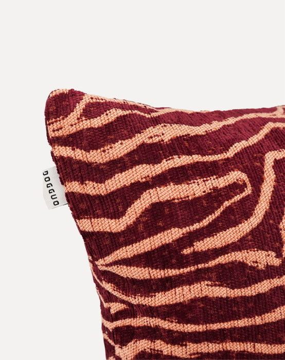 DOGGUO Innenkissen Ethnic Bordeaux/Pfirsich