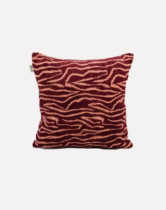 DOGGUO Innenkissen Ethnic Bordeaux/Pfirsich