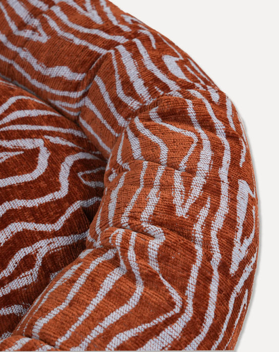 Dogguo Donut-Hundebett Ethnic Braun/Blau