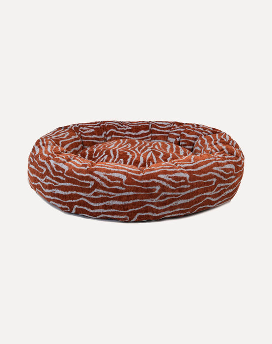 Dogguo Donut-Hundebett Ethnic Braun/Blau