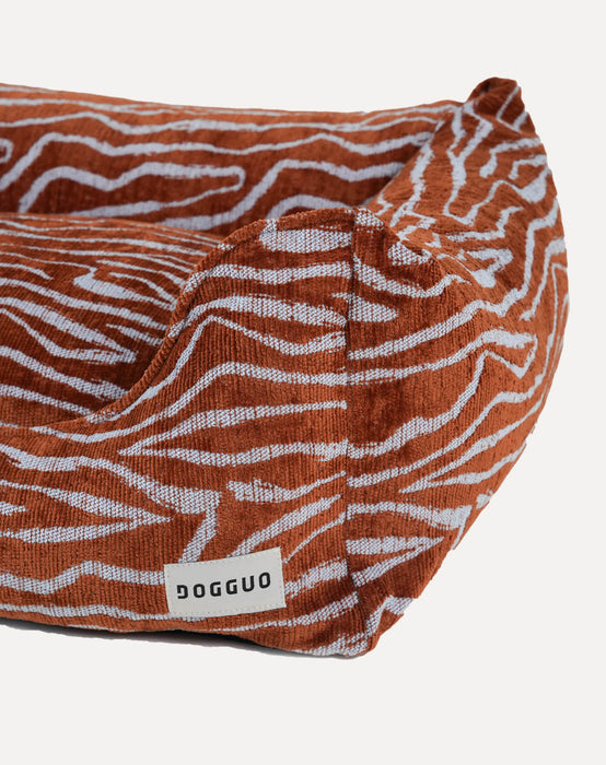 Dogguo Hundebett Ethnic Braun/Blau