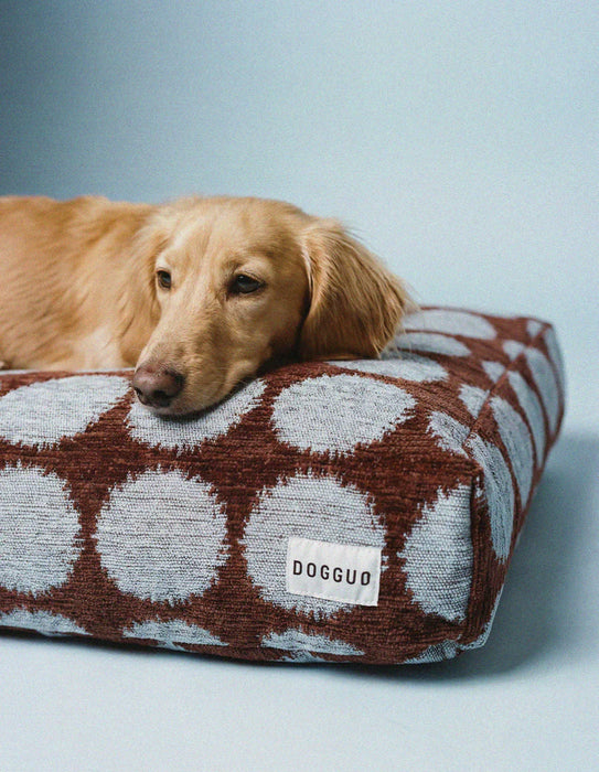Dogguo Hundekissen Dot - Braun/blau 