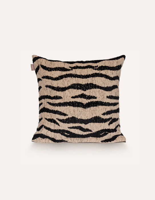 DOGGUO Retro wave interior cushion - brown/beige