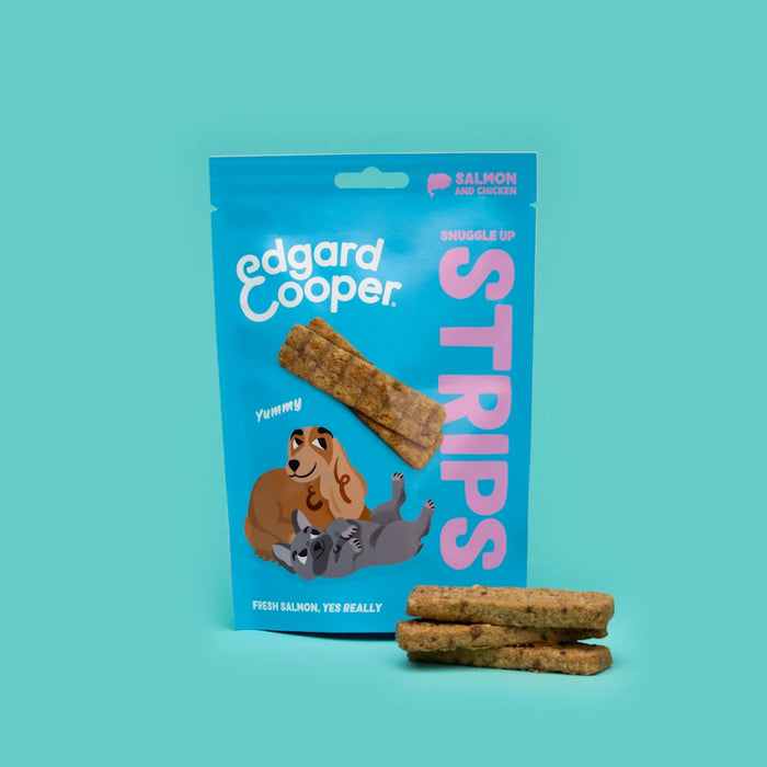 Edgard & Cooper Snack Strips Frischer Lachs & Huhn