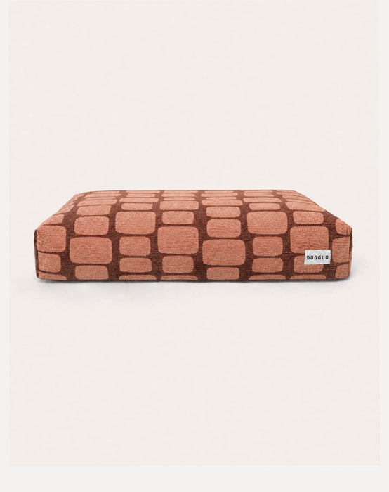 Dogguo Hundekissen Staple Stones Brown/Pfirsich