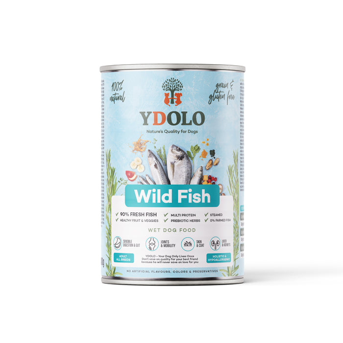 YDOLO Nassfutter für Hunde Wild Fish