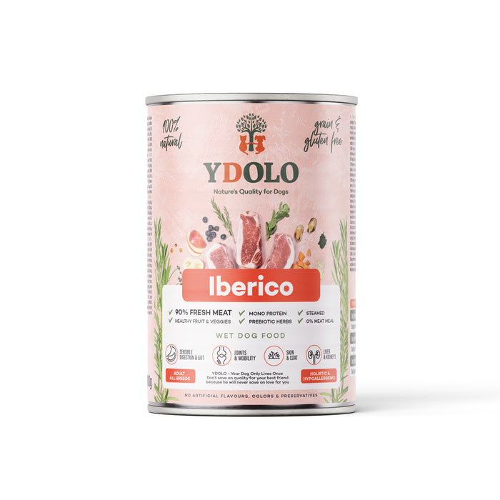 YDOLO Nassfutter für Hunde Iberico