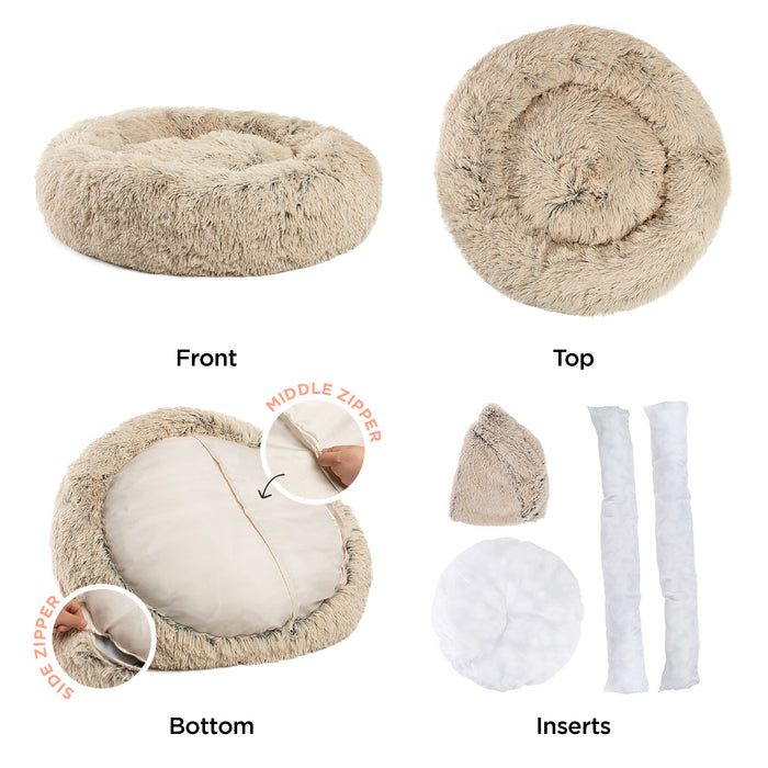 airLOFT donut hondenmand beige