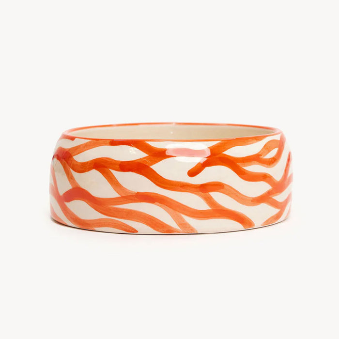 DOGGUO Hundefutternapf Zebra - Orange