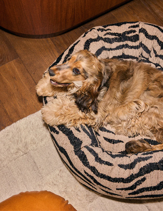 Dogguo ronde hondenmand zebra