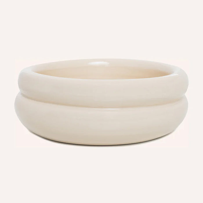 DOGGUO Hundenapf mit Doppelrand - Beige