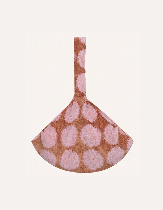 Dogguo Hunde-Tragetasche im Punkte-Design – Rosa/Mokka