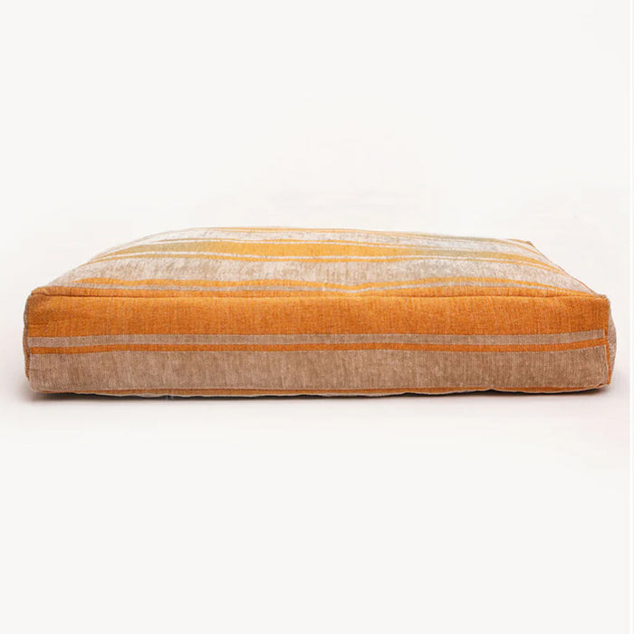 Dogguo retro streep hondenmand - oranje/beige