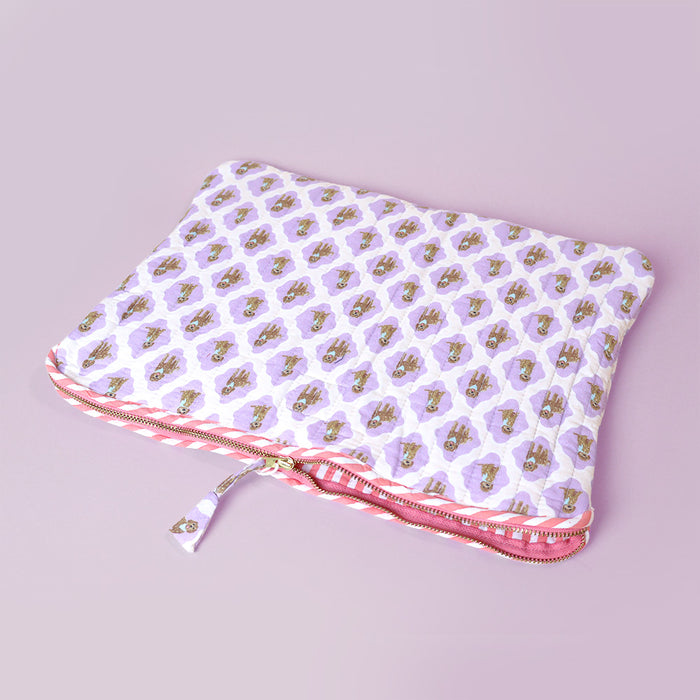 Doodle print laptop sleeve Studio Brai x Furry Original